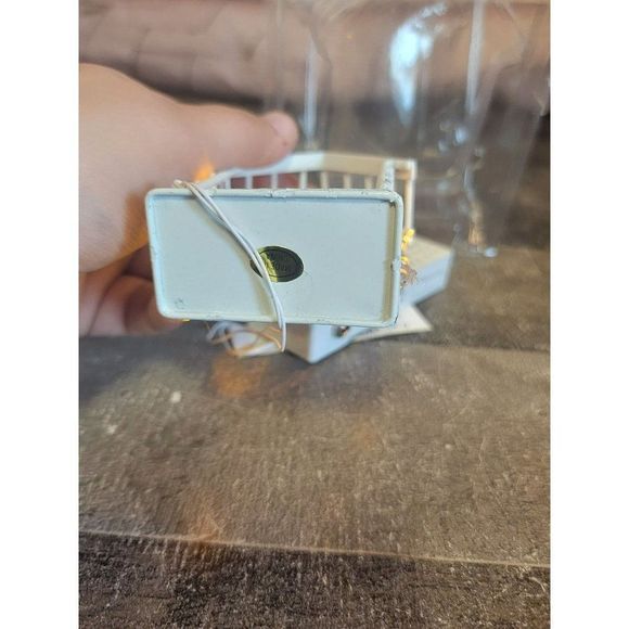 White AS IS gazebo Village accessory Decor Xmas - Picture 6 of 6